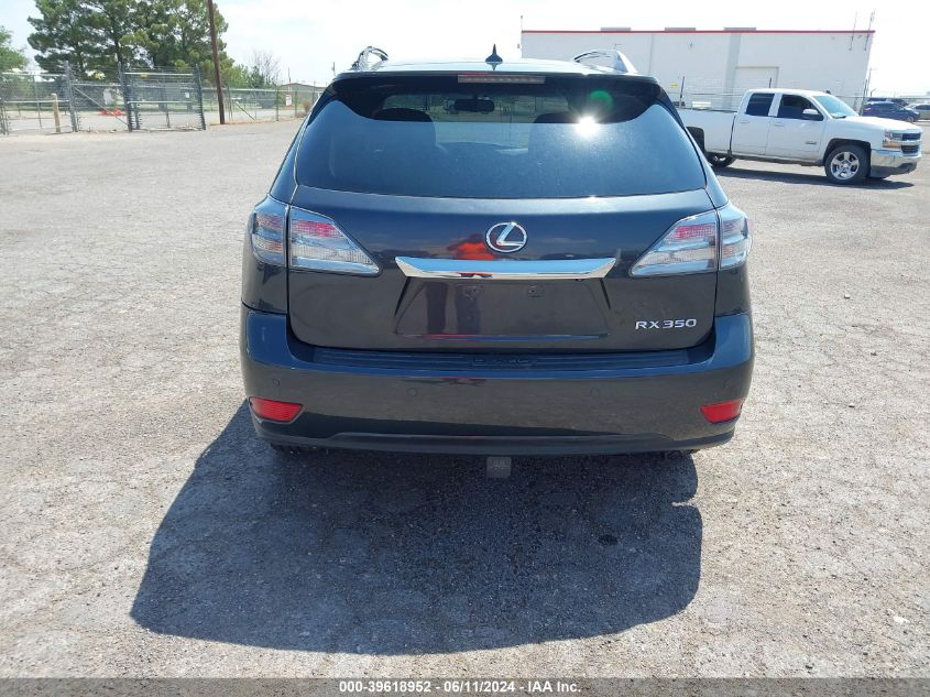 2011 Lexus Rx 350 VIN: 2T2BK1BA6BC1030 Lot: 39618952