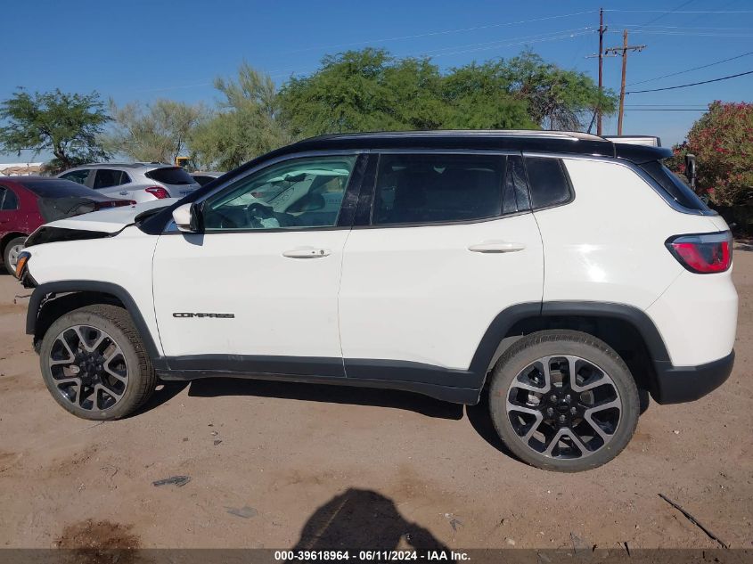 2018 Jeep Compass Limited 4X4 VIN: 3C4NJDCB2JT355778 Lot: 39618964