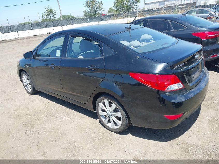 2013 Hyundai Accent Gls VIN: KMHCU4AE6DU313745 Lot: 39618965