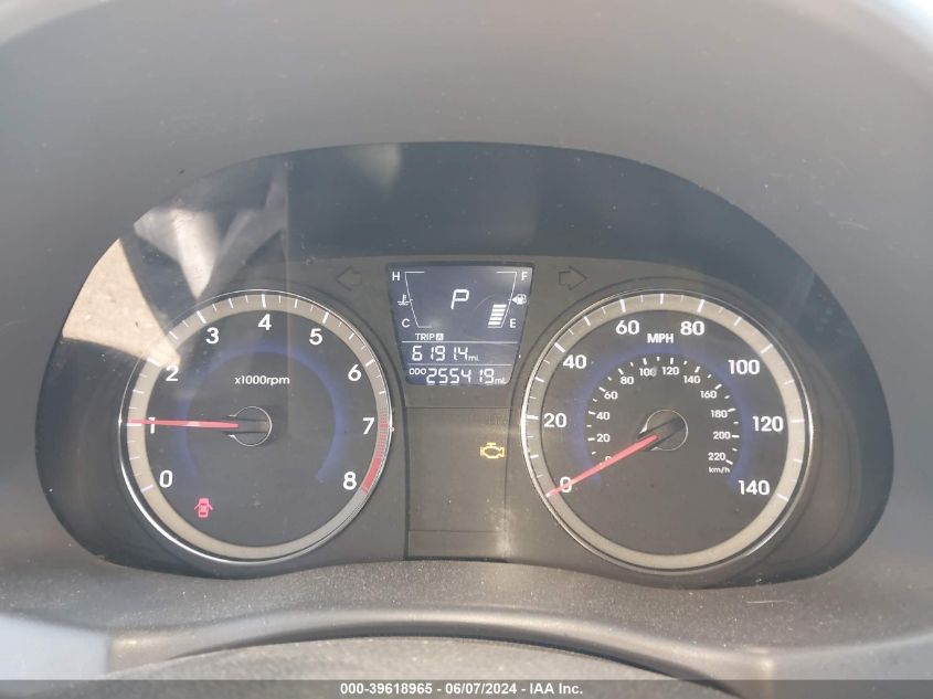 2013 Hyundai Accent Gls VIN: KMHCU4AE6DU313745 Lot: 39618965