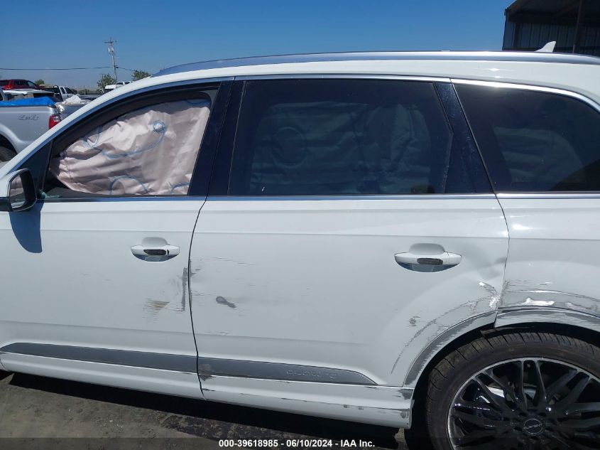 2017 Audi Q7 3.0T Premium VIN: WA1AAAF71HD036712 Lot: 39618985