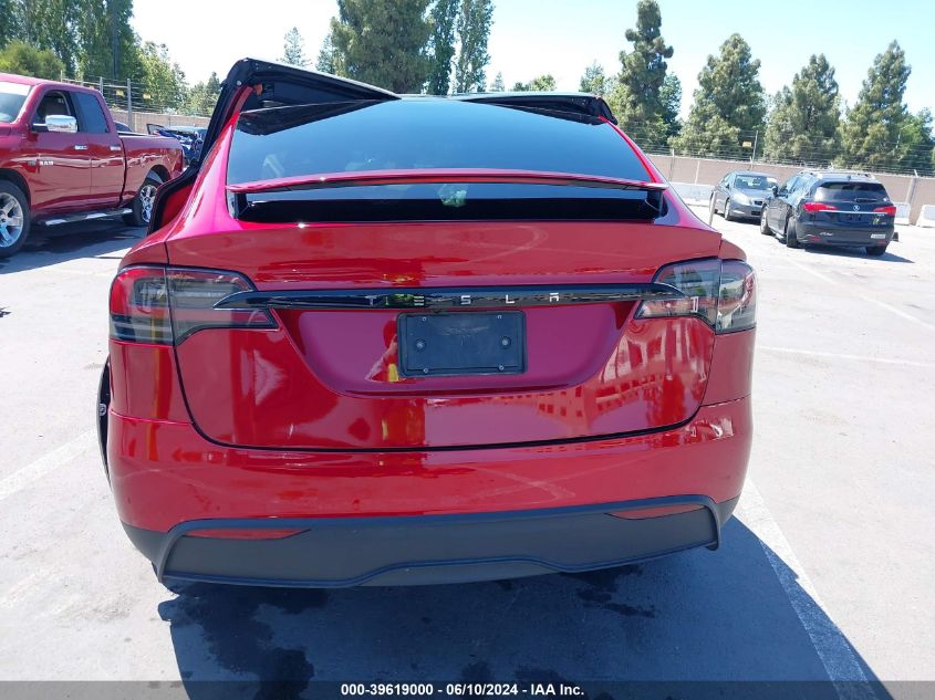 2023 Tesla Model X Dual Motor All-Wheel Drive/Standard Range VIN: 7SAXCDE50PF417361 Lot: 39619000