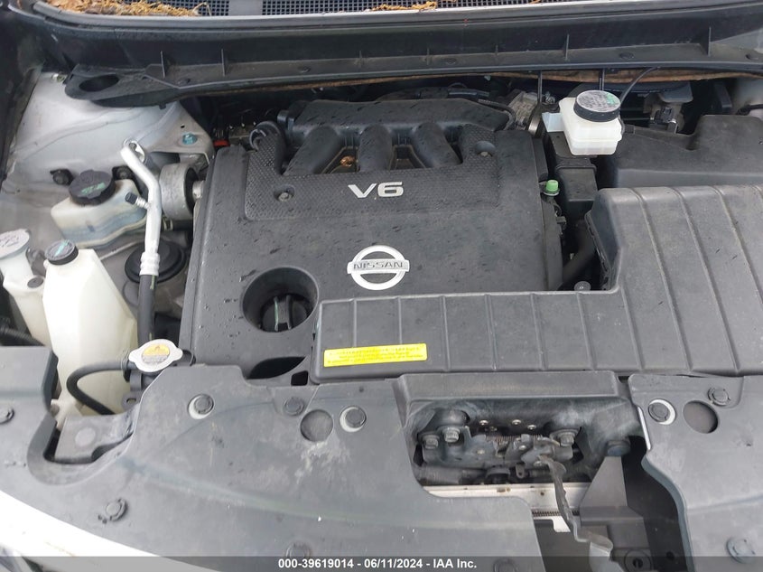 2011 Nissan Murano S/Sl/Le VIN: JN8AZ1MU6BW051374 Lot: 39619014