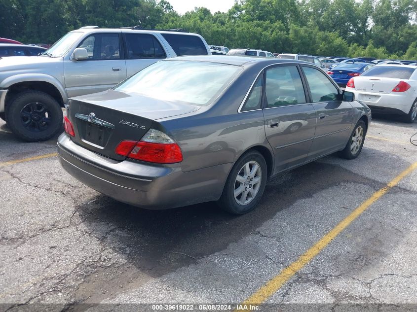 2004 Toyota Avalon Xl VIN: 4T1BF28B24U341922 Lot: 39619022