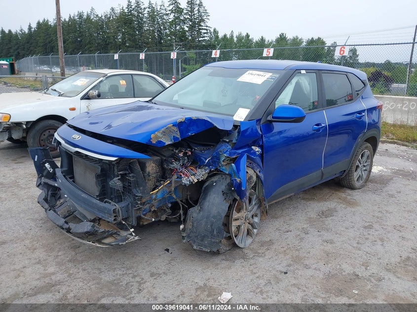 2021 Kia Seltos Lx VIN: KNDEPCAA1M7127234 Lot: 39619041