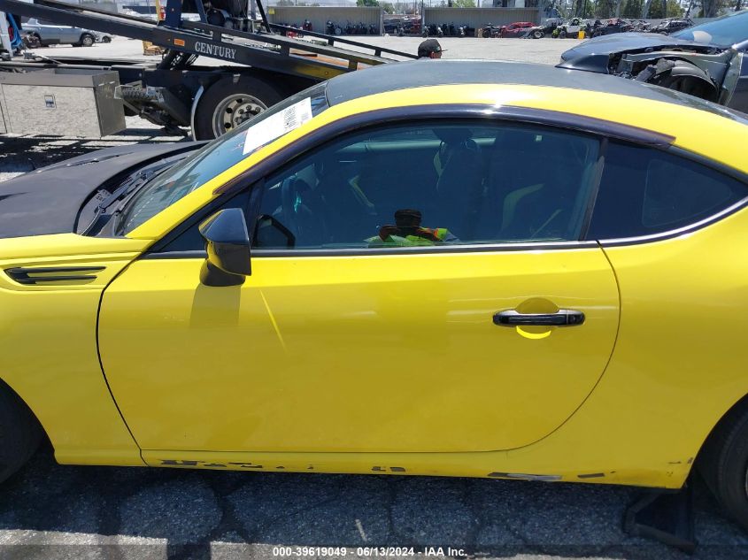 2017 Subaru Brz Series. Yellow VIN: JF1ZCAC12H9601268 Lot: 39619049