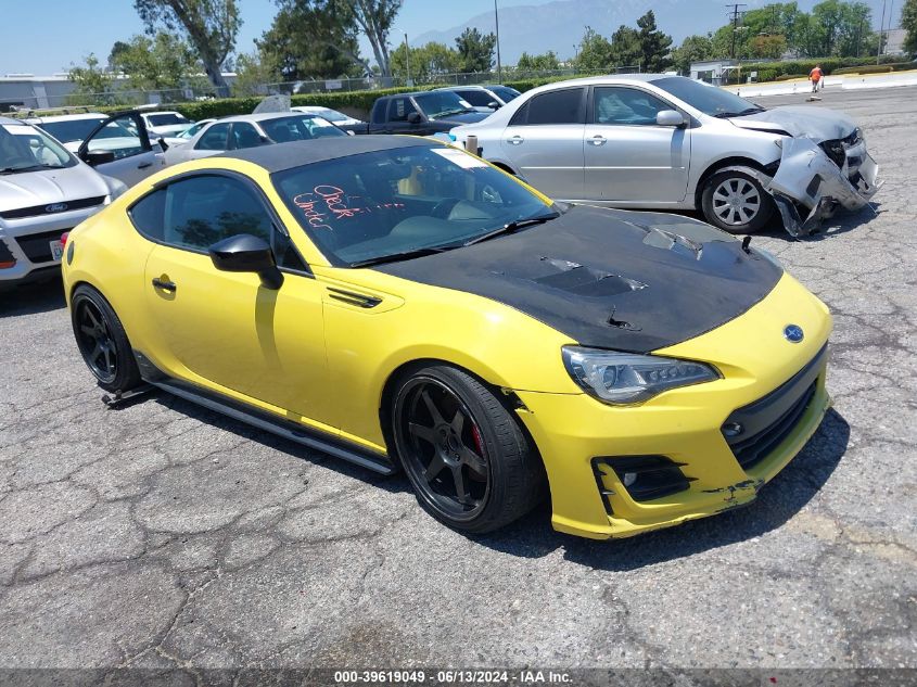 2017 Subaru Brz Series. Yellow VIN: JF1ZCAC12H9601268 Lot: 39619049