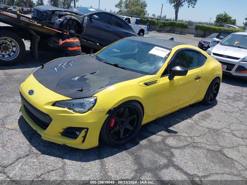 2017 Subaru Brz Series. Yellow VIN: JF1ZCAC12H9601268 Lot: 39619049