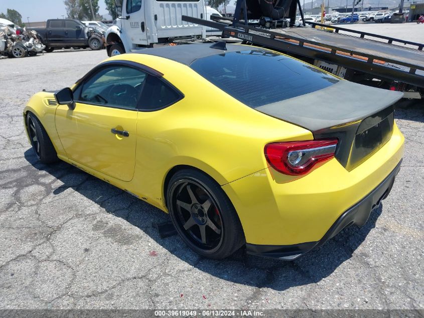 2017 Subaru Brz Series. Yellow VIN: JF1ZCAC12H9601268 Lot: 39619049