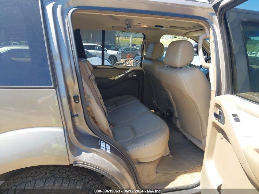 2006 Nissan Pathfinder Se Off-Road VIN: 5N1AR18W86C610448 Lot: 39619063