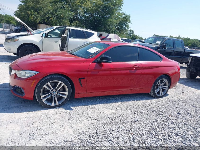 2014 BMW 435I xDrive VIN: WBA3R5C50EK186462 Lot: 39619071