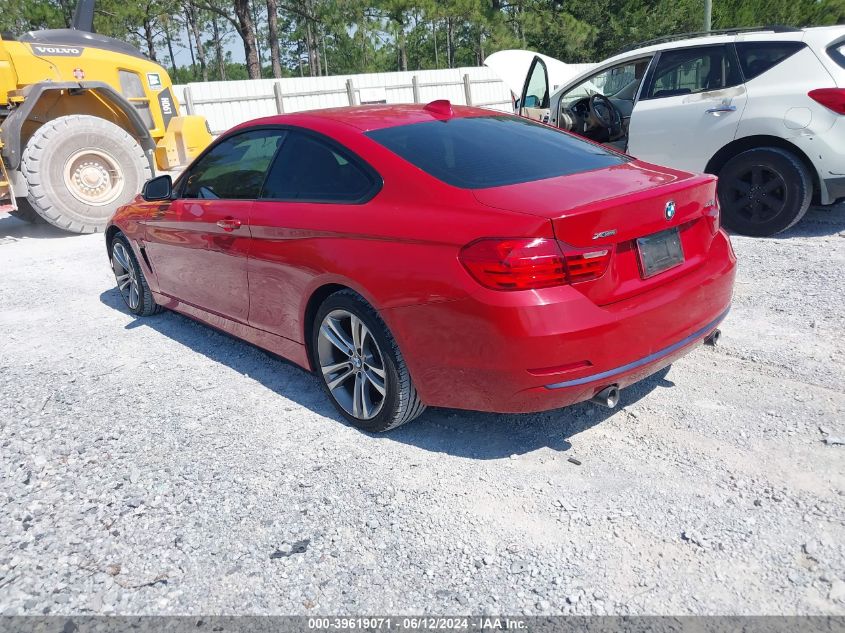 2014 BMW 435I xDrive VIN: WBA3R5C50EK186462 Lot: 39619071