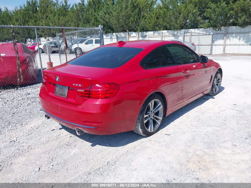 2014 BMW 435I xDrive VIN: WBA3R5C50EK186462 Lot: 39619071