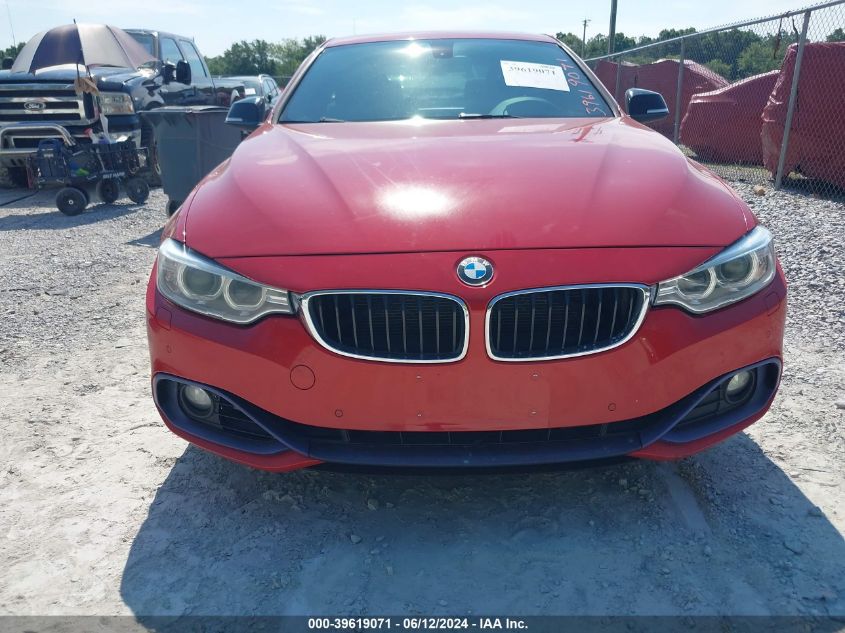 2014 BMW 435I xDrive VIN: WBA3R5C50EK186462 Lot: 39619071