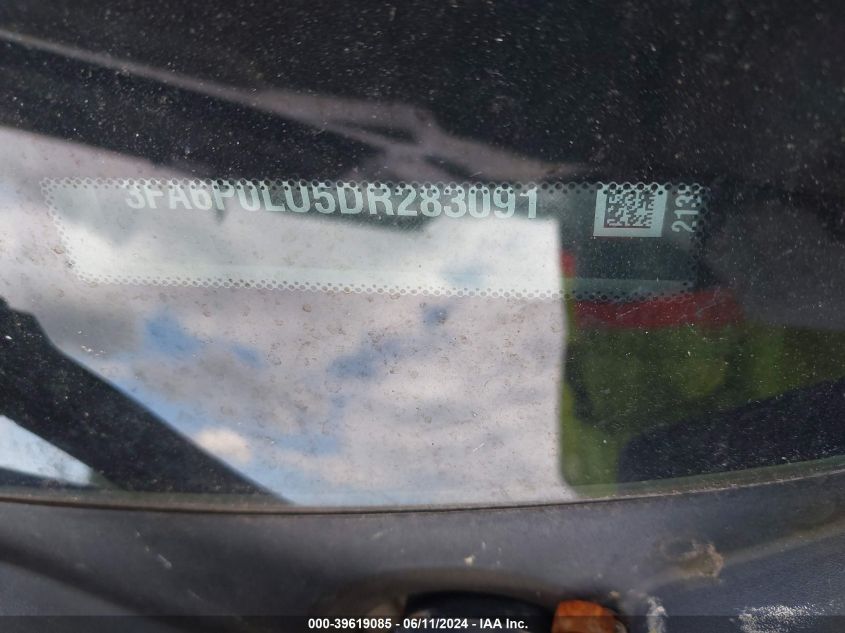 2013 FORD FUSION HYBRID SE - 3FA6P0LU5DR283091