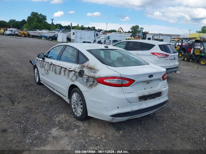 2013 Ford Fusion Hybrid Se VIN: 3FA6P0LU5DR283091 Lot: 39619085