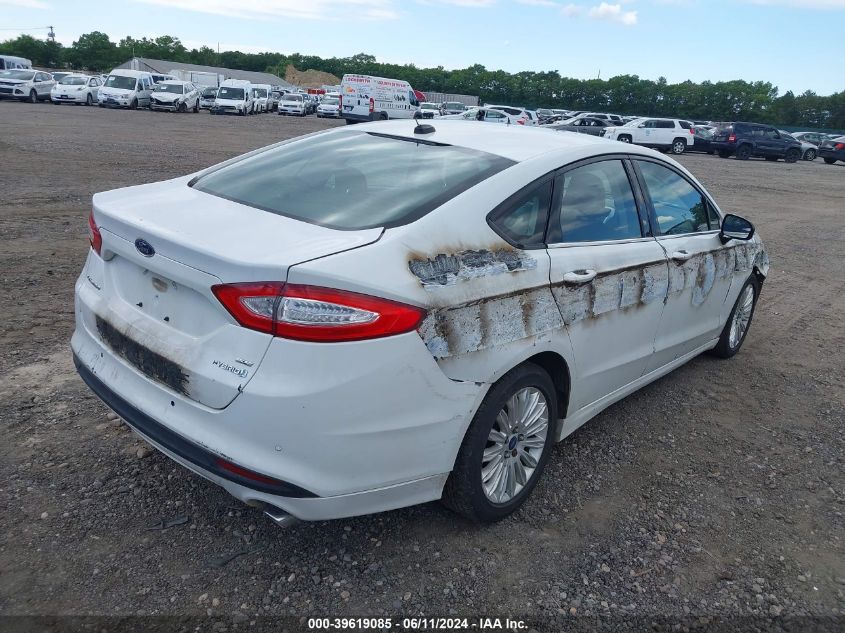 2013 Ford Fusion Hybrid Se VIN: 3FA6P0LU5DR283091 Lot: 39619085