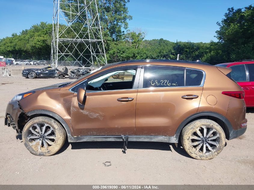 VIN KNDPN3AC3K7507768 2019 KIA SPORTAGE EX