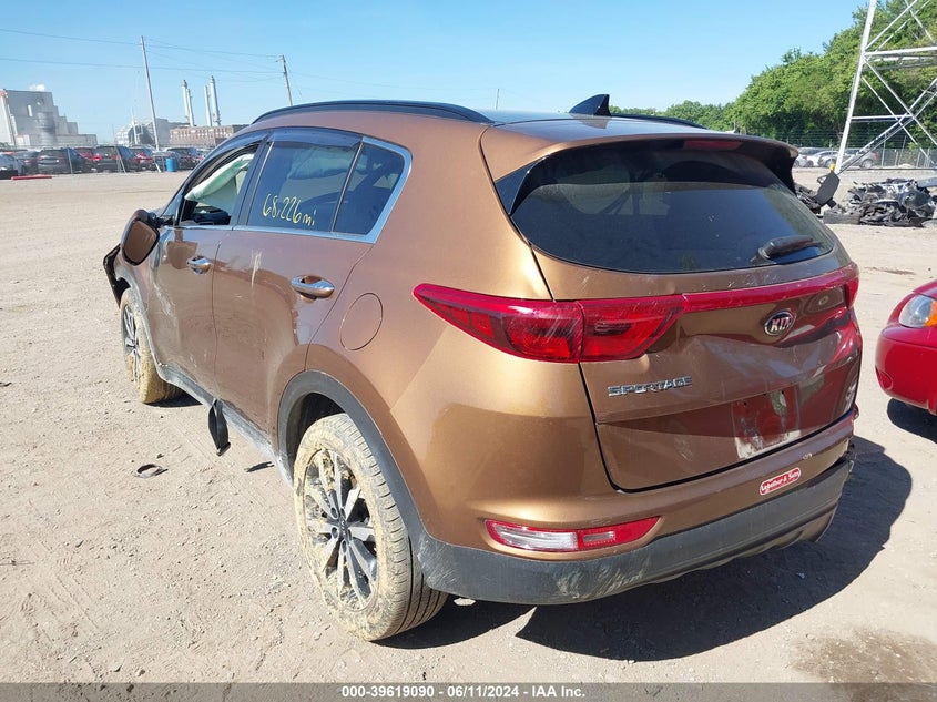 VIN KNDPN3AC3K7507768 2019 KIA SPORTAGE EX