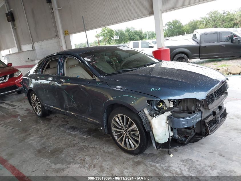 2018 Lincoln Mkz Hybrid Premiere VIN: 3LN6L5KU0JR607544 Lot: 39619094