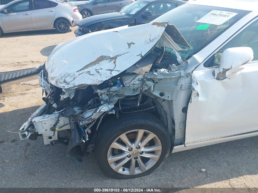 2010 Lexus Es 350 VIN: JTHBK1EG0A2390035 Lot: 39619103