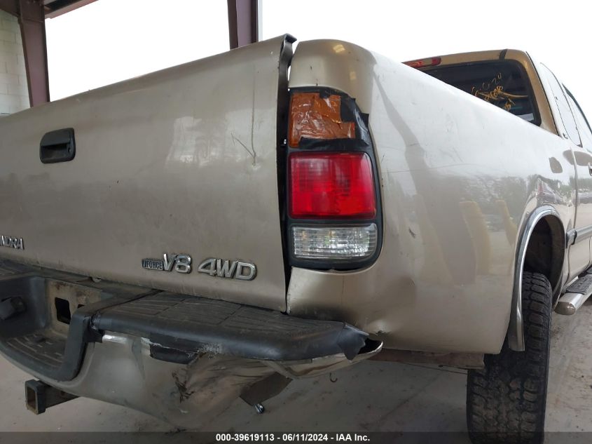 2002 Toyota Tundra Sr5 V8 VIN: 5TBBT44152S293140 Lot: 39619113