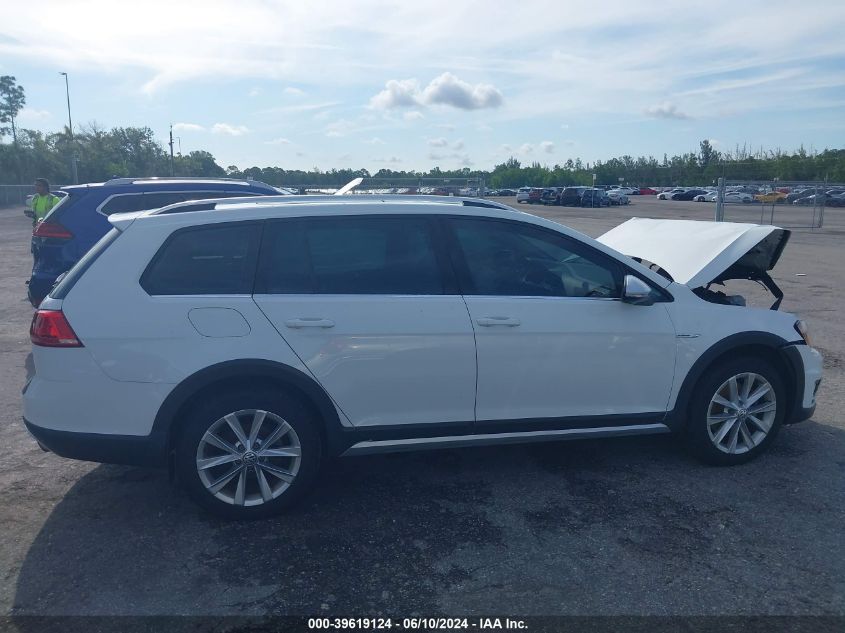 2017 Volkswagen Golf Alltrack Tsi S/Tsi Se/Tsi Sel VIN: 3VWH17AU2HM535721 Lot: 39619124