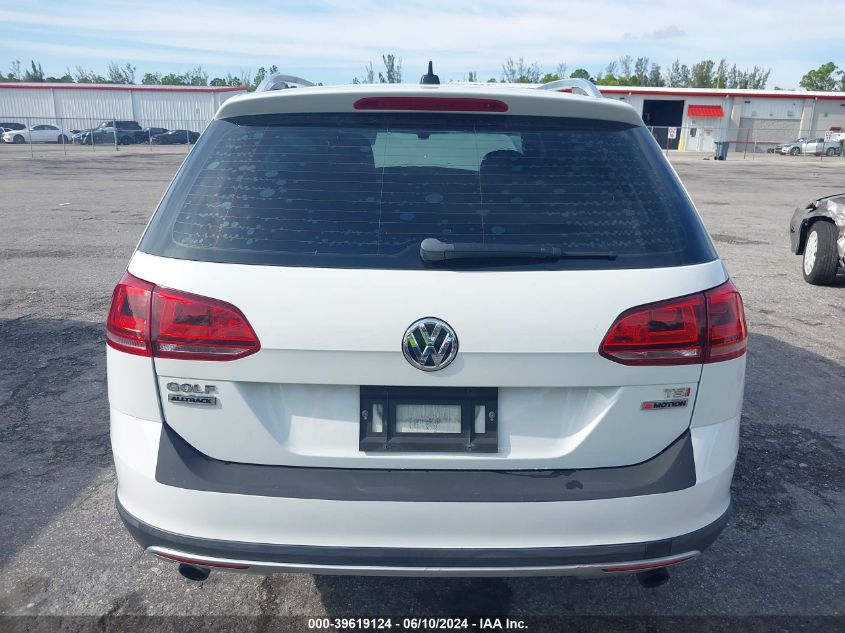 2017 Volkswagen Golf Alltrack Tsi S/Tsi Se/Tsi Sel VIN: 3VWH17AU2HM535721 Lot: 39619124