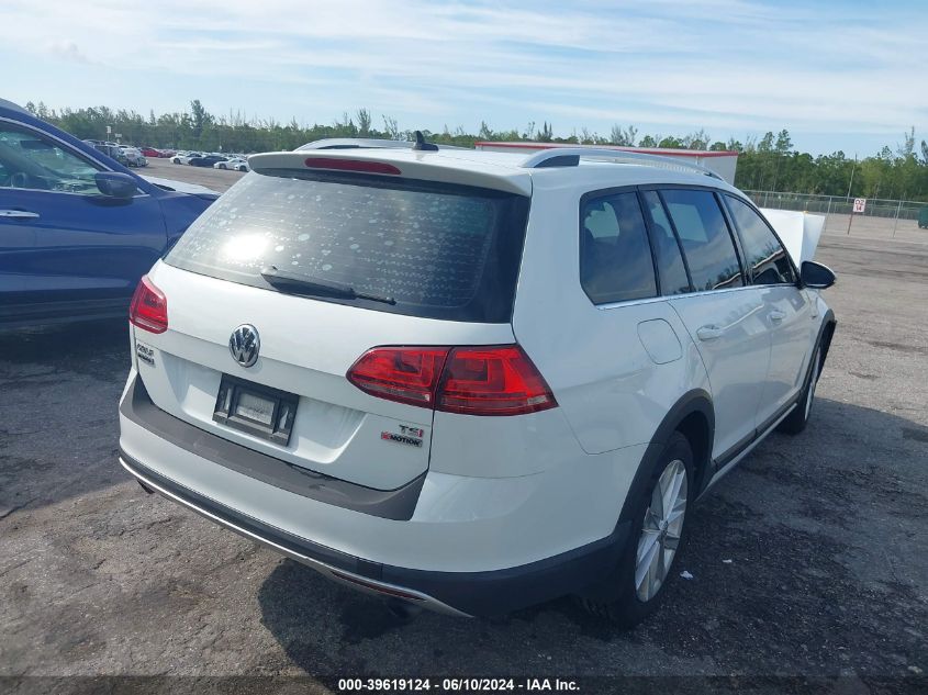 2017 Volkswagen Golf Alltrack Tsi S/Tsi Se/Tsi Sel VIN: 3VWH17AU2HM535721 Lot: 39619124