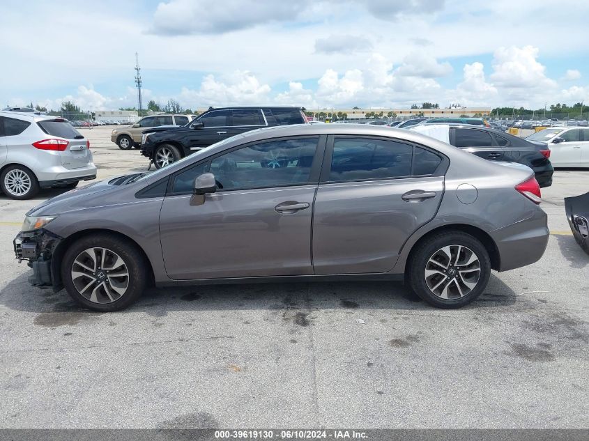 2013 Honda Civic Ex-L VIN: 19XFB2F95DE071455 Lot: 39619130