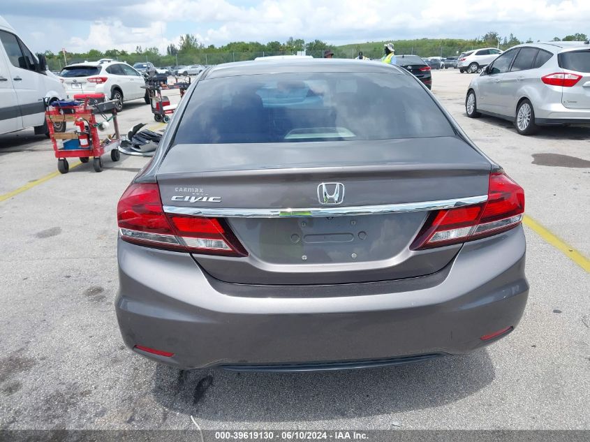 2013 Honda Civic Ex-L VIN: 19XFB2F95DE071455 Lot: 39619130