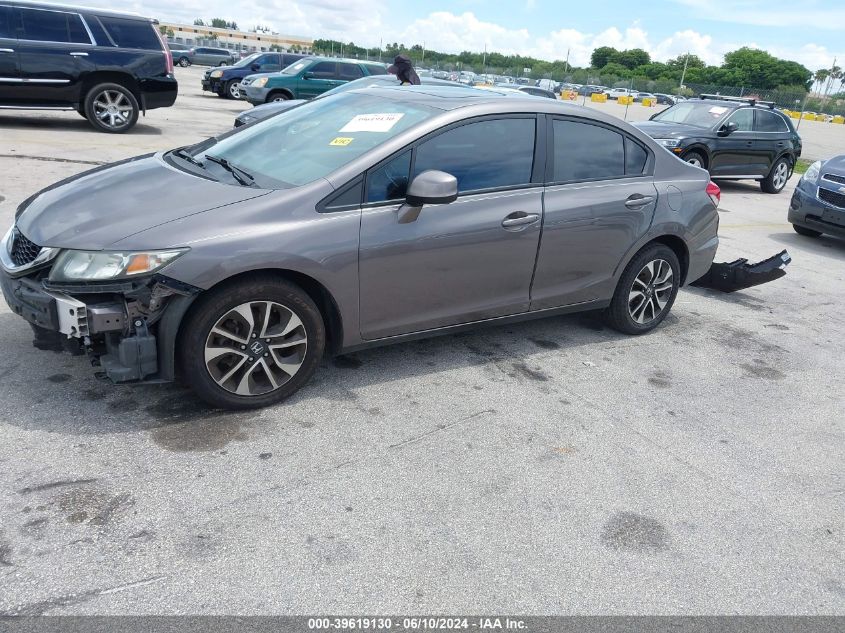 2013 Honda Civic Ex-L VIN: 19XFB2F95DE071455 Lot: 39619130