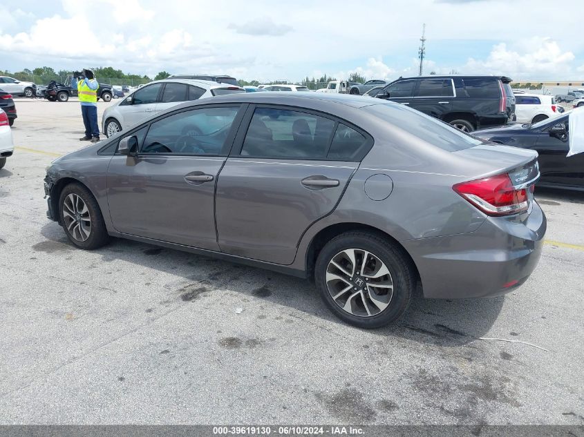 2013 Honda Civic Ex-L VIN: 19XFB2F95DE071455 Lot: 39619130