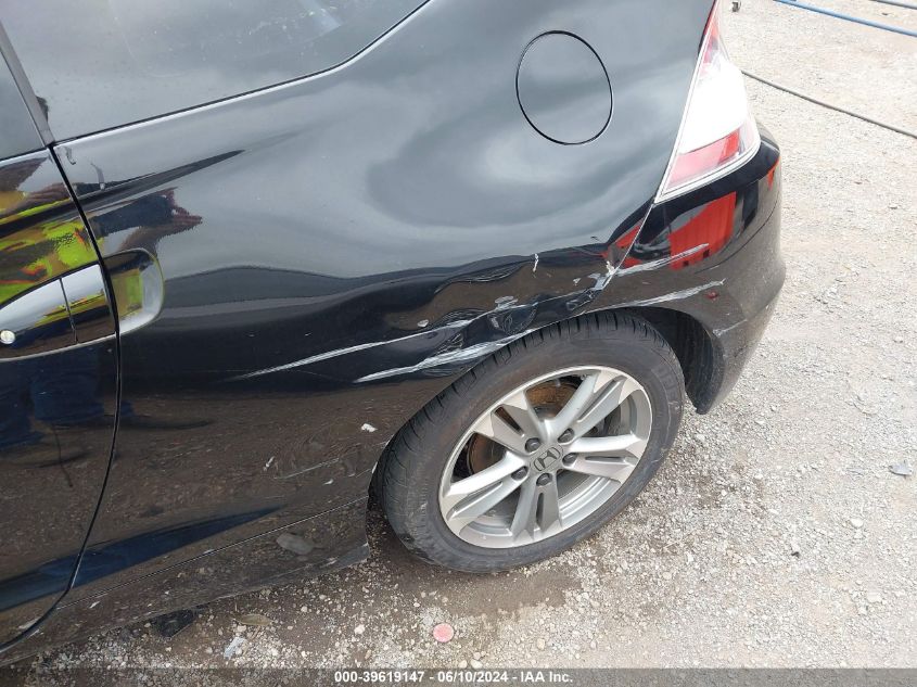 2011 Honda Cr-Z Ex VIN: JHMZF1D61BS001593 Lot: 39619147