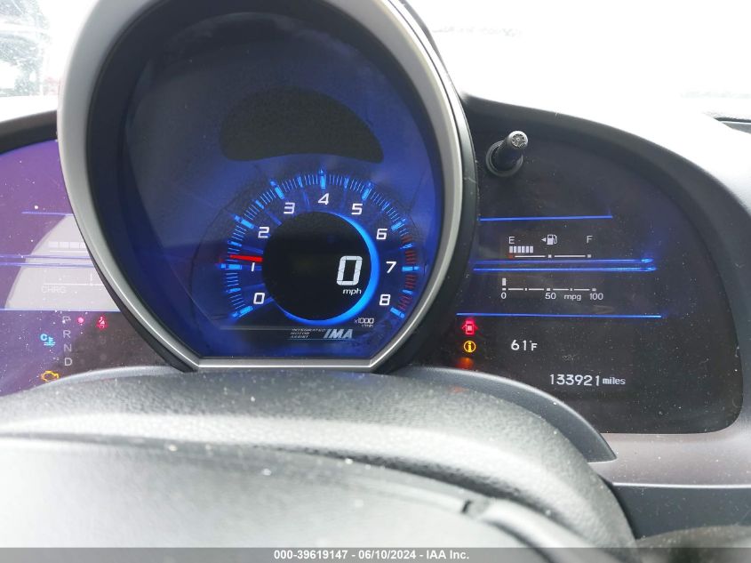 2011 Honda Cr-Z Ex VIN: JHMZF1D61BS001593 Lot: 39619147