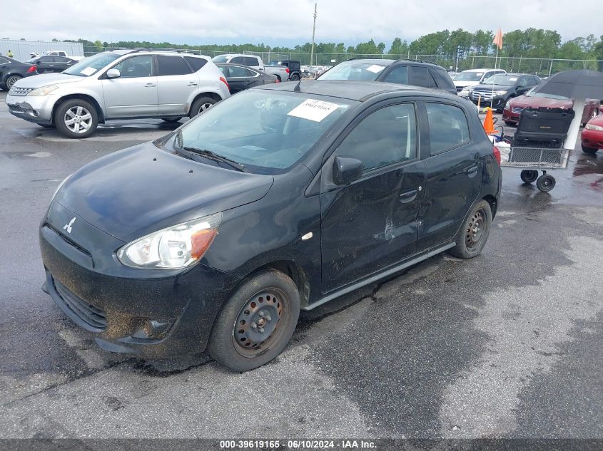 2014 Mitsubishi Mirage De VIN: ML32A3HJ9EH016584 Lot: 39619165