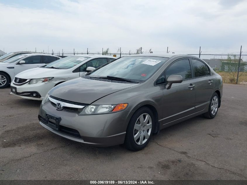 2007 Honda Civic Lx VIN: 1HGFA16597L017759 Lot: 39619189