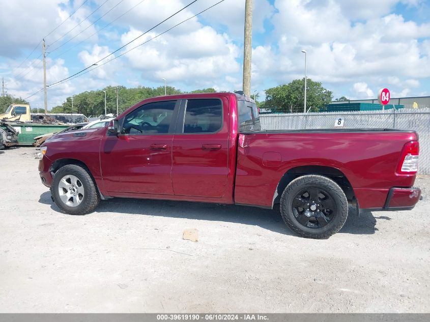 2022 Ram 1500 Big Horn Quad Cab 4X2 6'4 Box VIN: 1C6RREBT9NN113612 Lot: 39619190