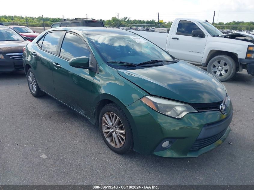 2014 Toyota Corolla Le Plus VIN: 5YFBURHE5EP117085 Lot: 39619248