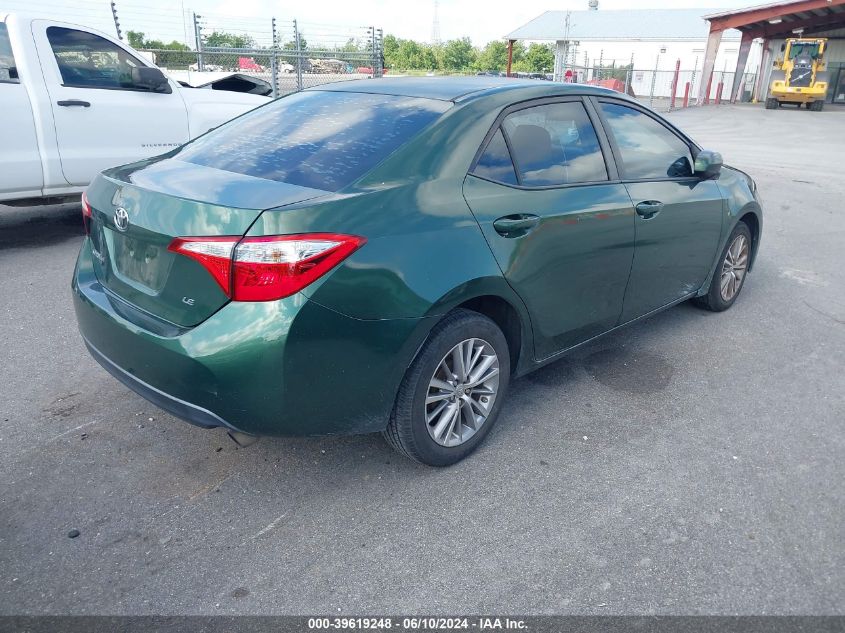 2014 TOYOTA COROLLA LE PLUS - 5YFBURHE5EP117085