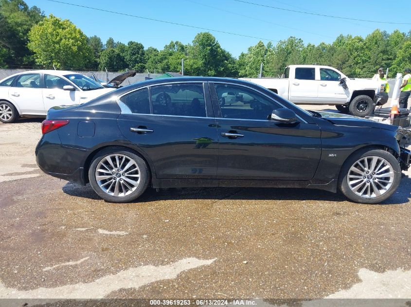 2019 Infiniti Q50 3.0T Luxe VIN: JN1EV7AP1KM514644 Lot: 39619253