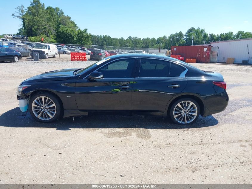 2019 Infiniti Q50 3.0T Luxe VIN: JN1EV7AP1KM514644 Lot: 39619253