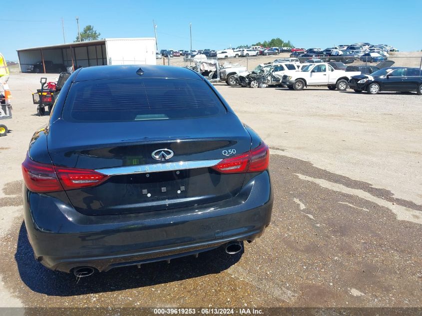 2019 Infiniti Q50 3.0T Luxe VIN: JN1EV7AP1KM514644 Lot: 39619253