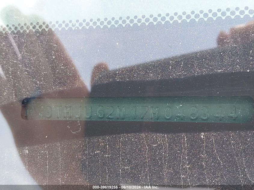 2007 Toyota Tacoma Prerunner V6 VIN: 3TMJU62N17M048344 Lot: 39619255