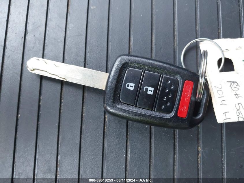 2014 Honda Cr-V Lx VIN: 2HKRM4H3XEH615571 Lot: 39619259