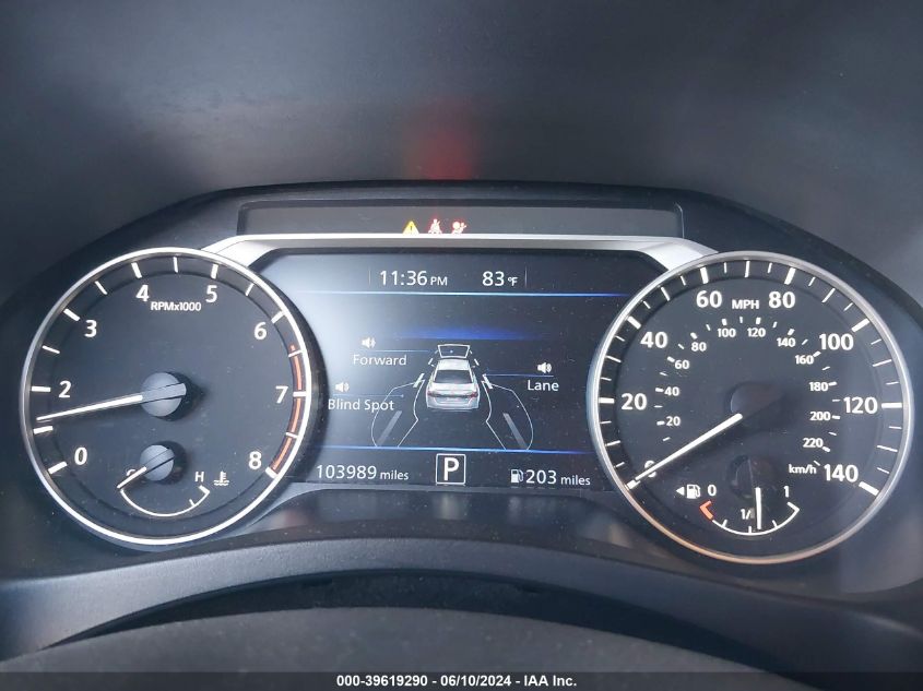 2020 Nissan Altima Sr Fwd VIN: 1N4BL4CV6LC193259 Lot: 39619290