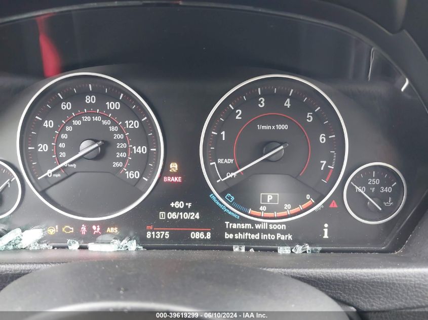 2016 BMW 328I xDrive VIN: WBA8E3C59GK503308 Lot: 39619299