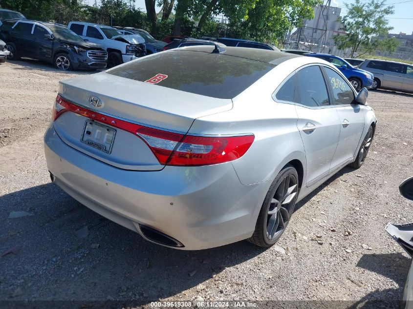 2013 Hyundai Azera VIN: KMHFH4JG1DA232656 Lot: 39619308