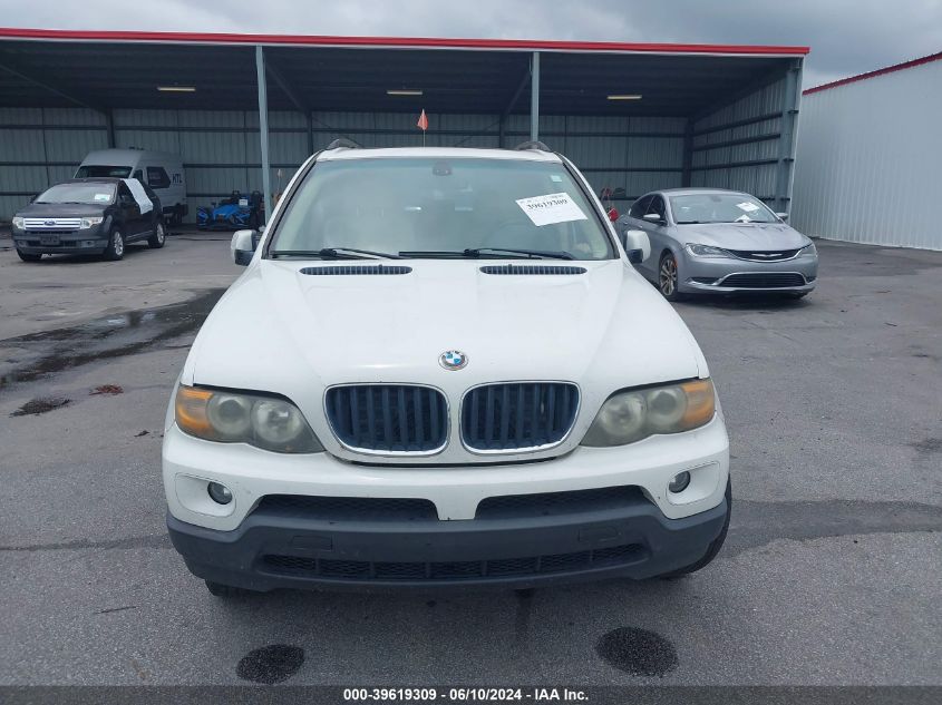 2005 BMW X5 3.0I VIN: 5UXFA13565LY19779 Lot: 39619309