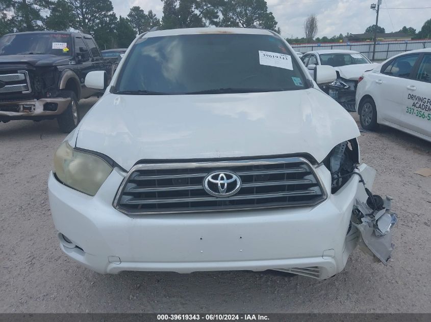 2008 Toyota Highlander Sport VIN: JTEDS43AX82037558 Lot: 39619343